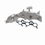 MagnaFlow 52430 oem grade manifold converter, front three-quarter view of the turntable spin