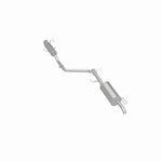 BRExhaust 106-0893 direct-fit exhaust kit, rear three-quarter view of the turntable spin