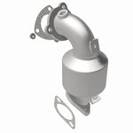 MagnaFlow 551054 carb direct-fit catalytic converter, rear view of the turntable spin