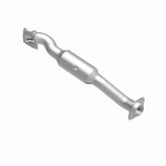 MagnaFlow 5551999 carb manifold converter, side view of the turntable spin