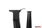 C140 airbox inlet snorkels standing upright - V12 Airbox Inlets for the 1993-1999 S 600 Coupe / CL 600