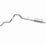BRExhaust 106-0379 direct-fit exhaust kit, opposite rear three-quarter view of the turntable spin
