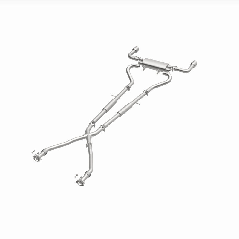 BRExhaust 106-0819 direct-fit exhaust kit, opposite front three-quarter view of the turntable spin