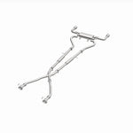BRExhaust 106-0819 direct-fit exhaust kit, opposite front three-quarter view of the turntable spin