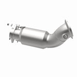 MagnaFlow 52931 oem grade direct-fit catalytic converter, opposite rear three-quarter view of the turntable spin
