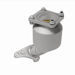 MagnaFlow 6511129 epa direct-fit catalytic converter, rear view of the turntable spin