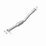 MagnaFlow 5461532 carb direct-fit catalytic converter, rear view of the turntable spin