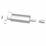 BRExhaust 106-0584 direct-fit exhaust kit, side view of the turntable spin