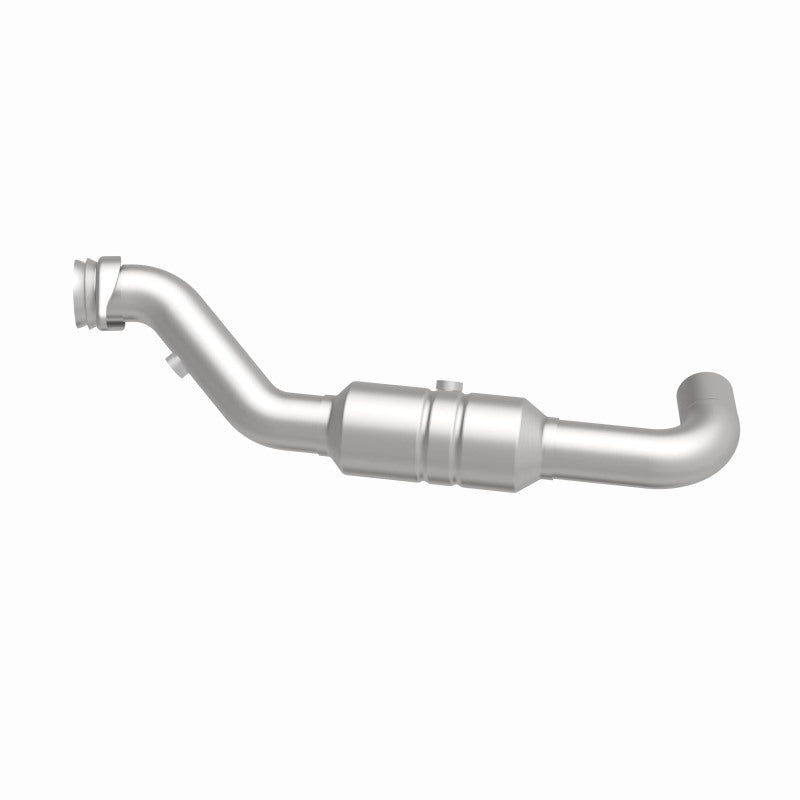 MagnaFlow 5451428 carb direct-fit catalytic converter, side view of the turntable spin