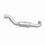 MagnaFlow 5451428 carb direct-fit catalytic converter, side view of the turntable spin