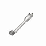 MagnaFlow 5592670 carb direct-fit catalytic converter, opposite front three-quarter view of the turntable spin