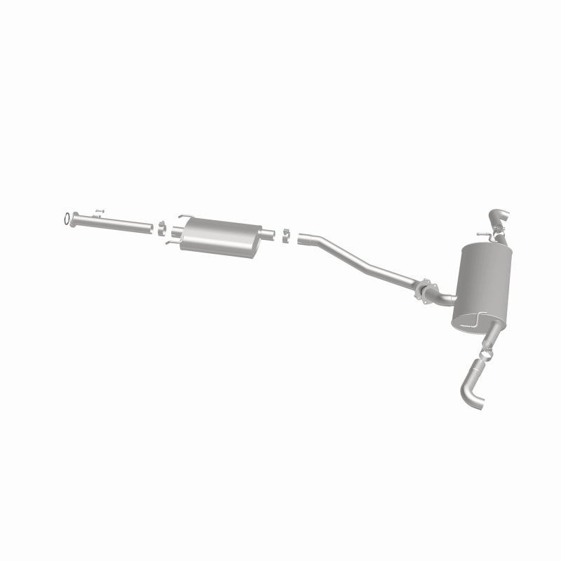 BRExhaust 106-0958 direct-fit exhaust kit, side view of the turntable spin