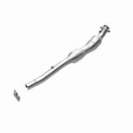 MagnaFlow 4551722 carb direct-fit catalytic converter, rear view of the turntable spin