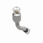 MagnaFlow 52368 oem grade direct-fit catalytic converter, opposite front three-quarter view of the turntable spin