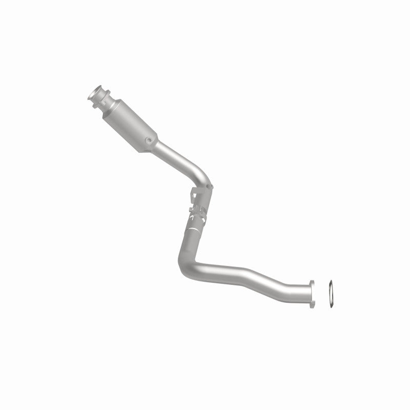 MagnaFlow 5551532 carb direct-fit catalytic converter, side view of the turntable spin