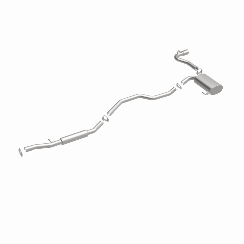 BRExhaust 106-0776 direct-fit exhaust kit, front three-quarter view of the turntable spin