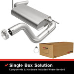 BRExhaust 18-25 Jeep Wrangler 2.0L Direct-Fit Replacement Rear Muffler Kit