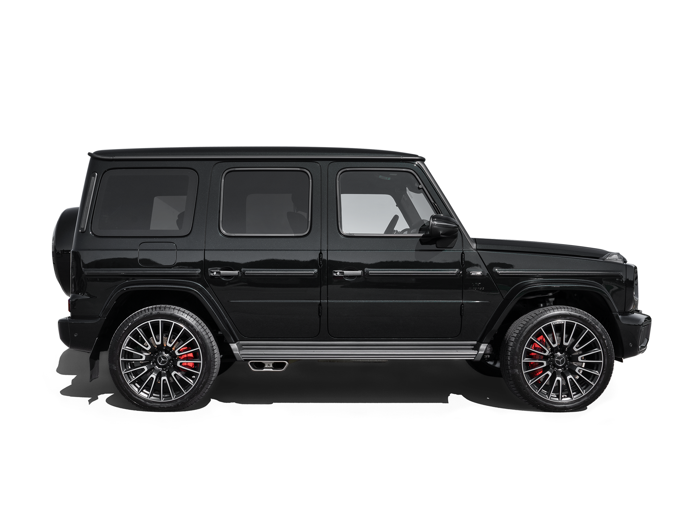 Akrapovic Mercedes-AMG G63 (W465) Evolution Line Cat Back (Titanium) S-ME/T/13H for Mercedes-Benz G63 AMG W465 2025-2027, rear view