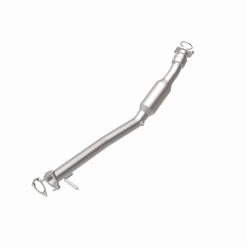 MagnaFlow 5451220 carb direct-fit catalytic converter, rear view of the turntable spin