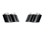 Akrapovic Audi S6 Sedan / S7 Sportback (C7) Evolution Line Cat Back (Titanium) w/ Carbon Tips S-AU/TI/6H for Audi S6 Sedan C7 2013-2018, alternate view