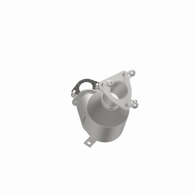MagnaFlow 5481601 carb direct-fit catalytic converter, opposite side view of the turntable spin