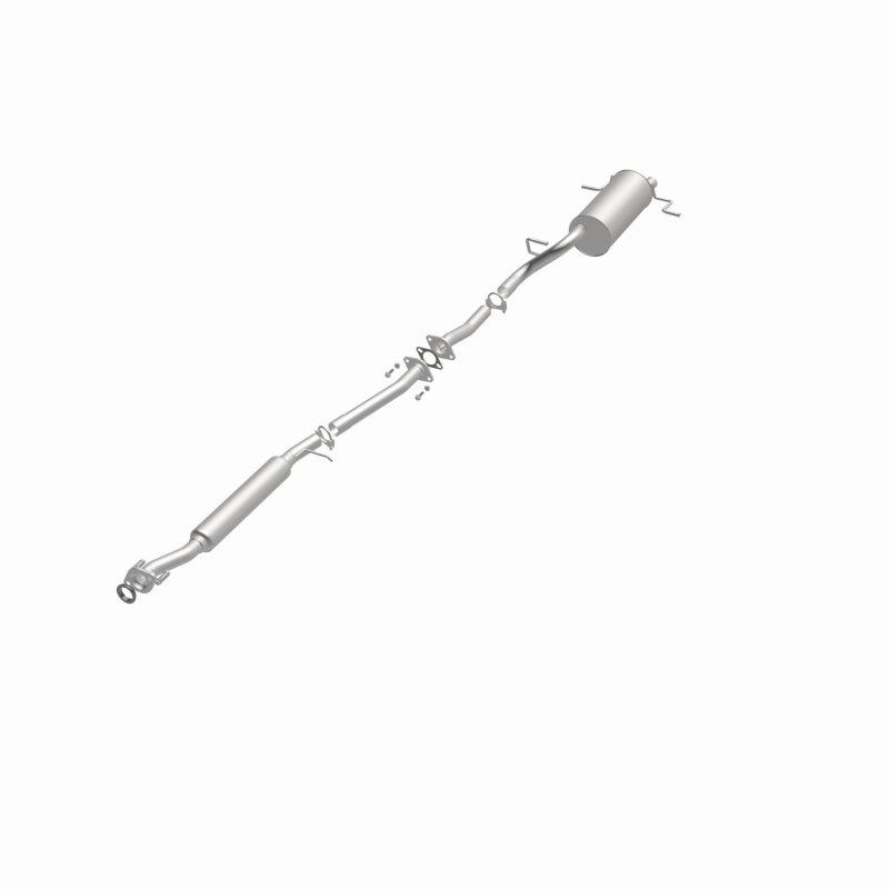 BRExhaust 106-0093 direct-fit exhaust kit, opposite front three-quarter view of the turntable spin