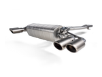 Akrapovic Evolution Line (Titanium) S-PO/TI/11H for Porsche Cayenne 2019-2020, angled view