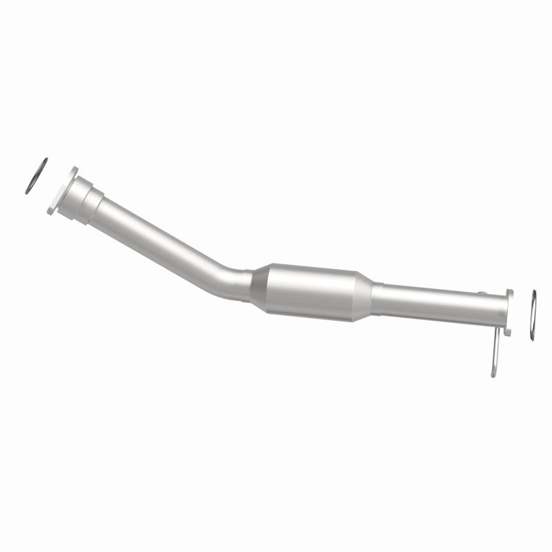 MagnaFlow 5461221 carb direct-fit catalytic converter, side view of the turntable spin