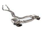 Akrapovic Evolution Line (Titanium) S-AU/T/2H for Audi RS6 Avant (C8) 2021-2026, angled view