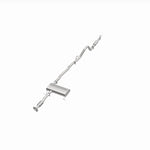 BRExhaust 106-0221 direct-fit exhaust kit, opposite front three-quarter view of the turntable spin