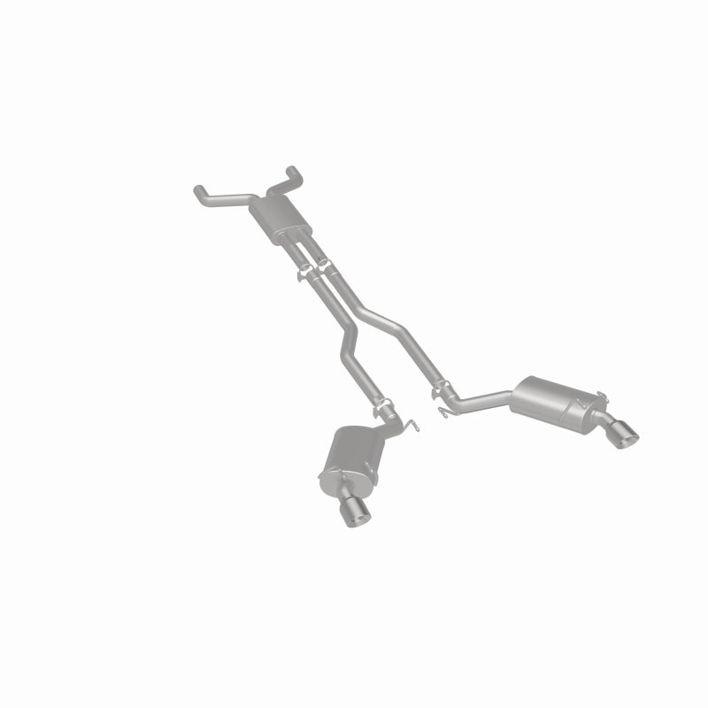 BRExhaust 106-0795 direct-fit exhaust kit, rear three-quarter view of the turntable spin