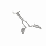 BRExhaust 106-0795 direct-fit exhaust kit, rear three-quarter view of the turntable spin