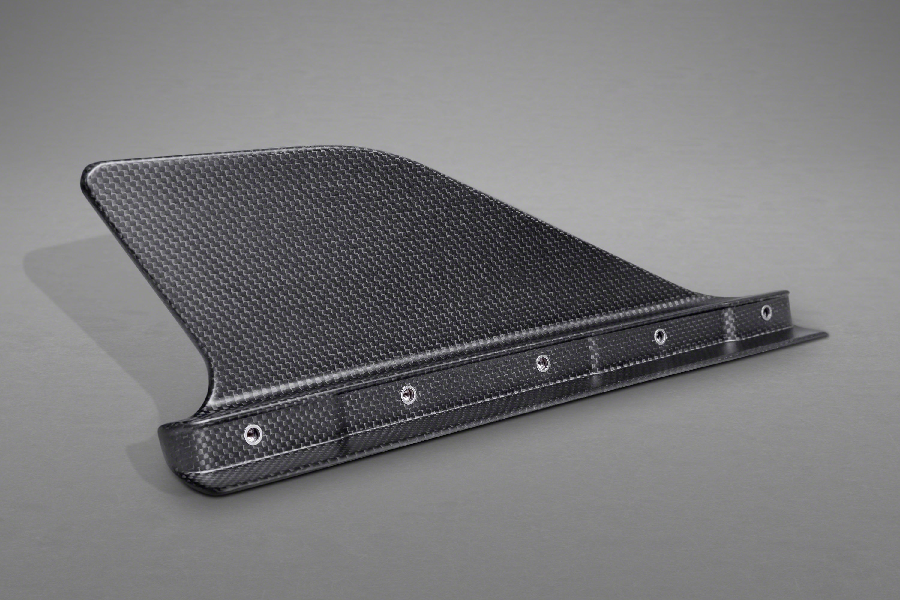 Capristo Ferrari 488 carbon fiber side fin with mounting holes