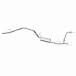BRExhaust 106-0066 direct-fit exhaust kit, opposite rear three-quarter view of the turntable spin