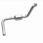 MagnaFlow 4651497 carb direct-fit catalytic converter, opposite side view of the turntable spin