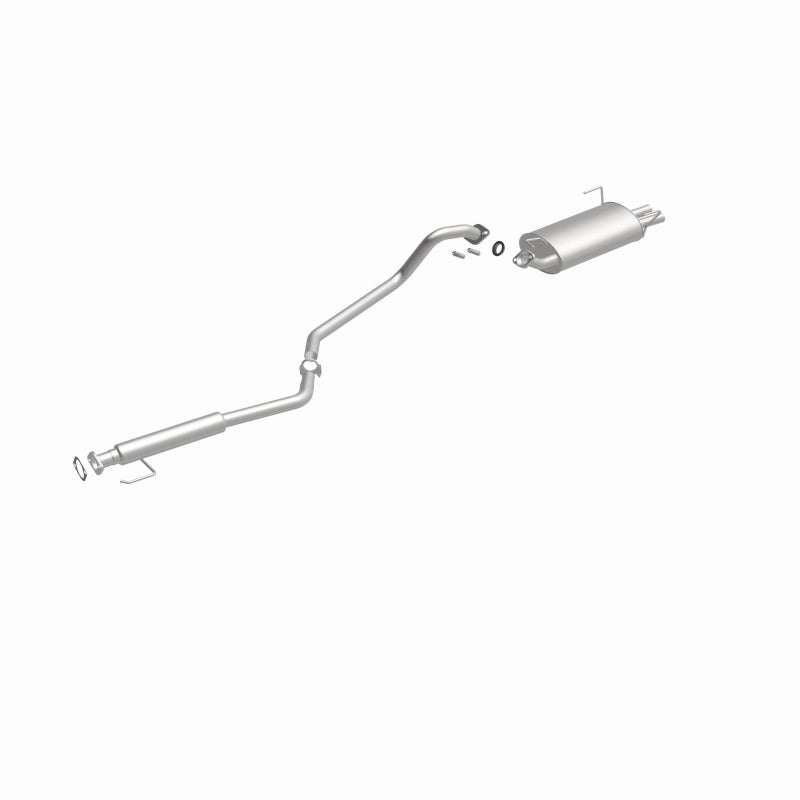 BRExhaust 106-0398 direct-fit exhaust kit, front three-quarter view of the turntable spin