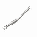 MagnaFlow 4561996 carb direct-fit catalytic converter, rear view of the turntable spin