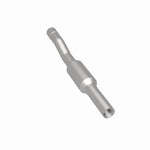 MagnaFlow 4593698 carb direct-fit catalytic converter, rear three-quarter view of the turntable spin
