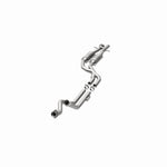MagnaFlow 4481844 carb direct-fit catalytic converter, opposite front three-quarter view of the turntable spin