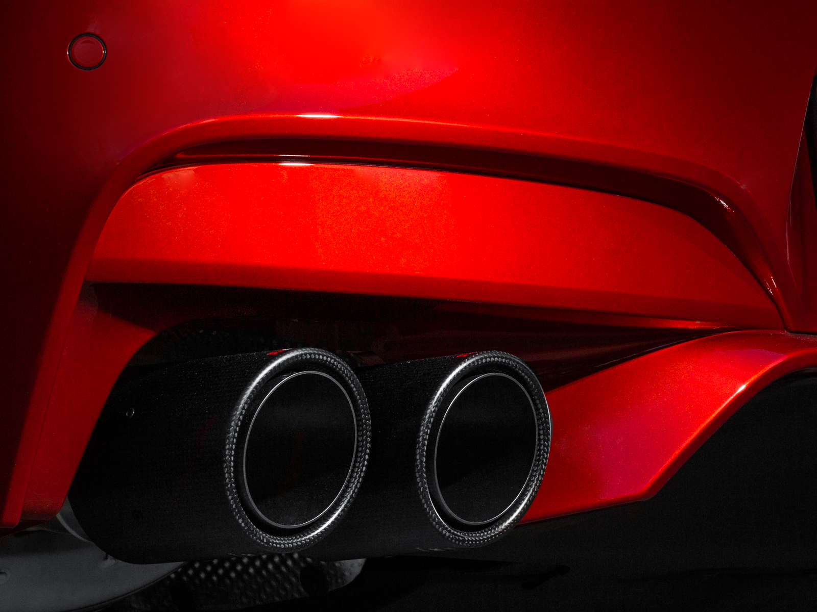Akrapovic Tail pipe set (Carbon) TP-CT/10 for BMW M5 (F10) 2013-2016, detail view