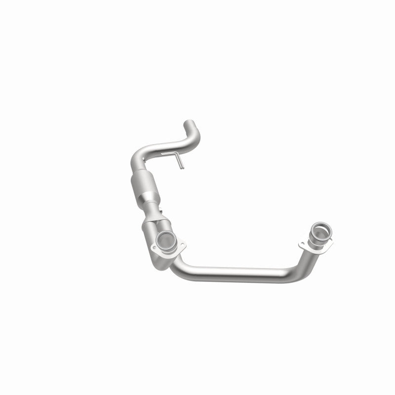 MagnaFlow 4481727 carb direct-fit catalytic converter, opposite side view of the turntable spin