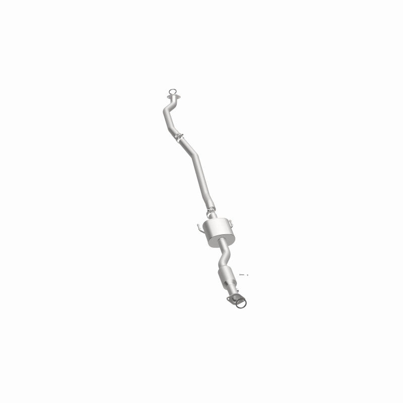 MagnaFlow 5592335 carb direct-fit catalytic converter, opposite side view of the turntable spin
