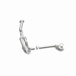 MagnaFlow 4551211 carb direct-fit catalytic converter, opposite side view of the turntable spin