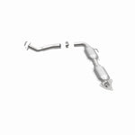 MagnaFlow 5582625 carb direct-fit catalytic converter, opposite side view of the turntable spin