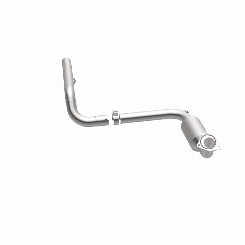 MagnaFlow 5451418 carb direct-fit catalytic converter, opposite side view of the turntable spin