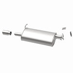 BRExhaust 106-0584 direct-fit exhaust kit, opposite rear three-quarter view of the turntable spin