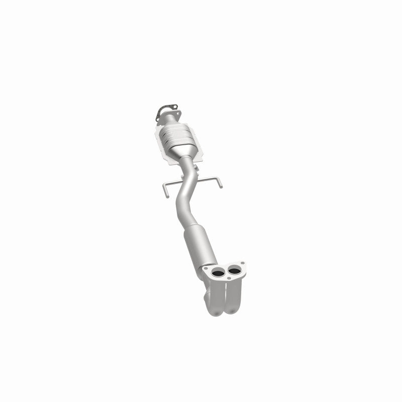 MagnaFlow 4481122 carb direct-fit catalytic converter, opposite side view of the turntable spin