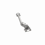 MagnaFlow 5461137 carb direct-fit catalytic converter, opposite side view of the turntable spin