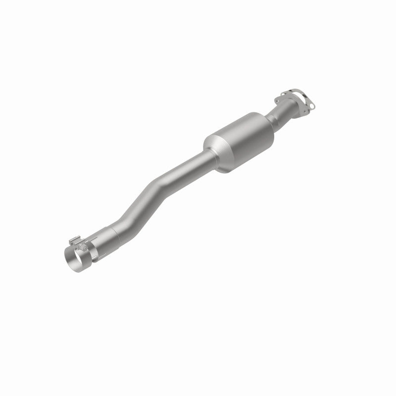 MagnaFlow 5592103 carb direct-fit catalytic converter, rear view of the turntable spin