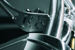 Close-up of R8 logo bracket on Capristo Audi R8 V8 exhaust